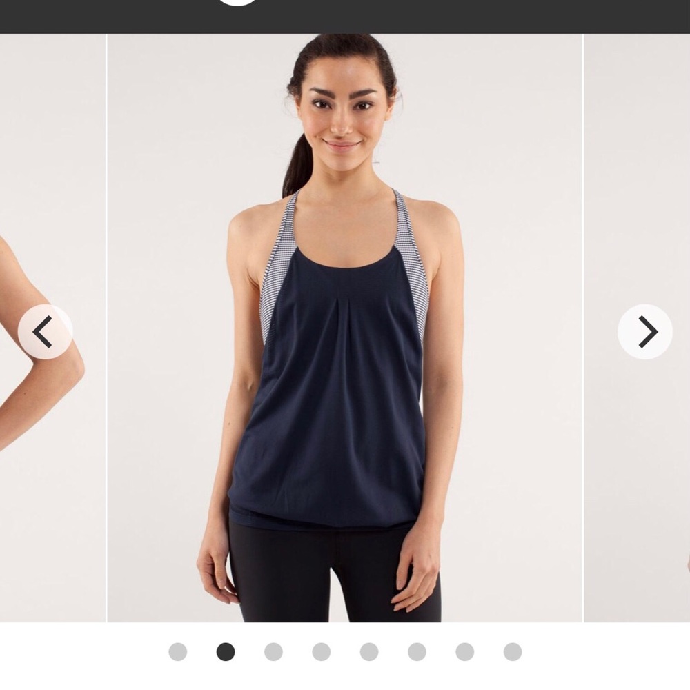 Lululemon Practice Freely Tank Inkwell Navy Blue 4